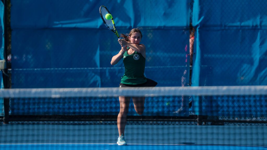 Lawrence, Free State girls tennis in quad at Rock Chalk Park-17