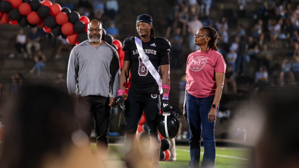 Lawrence High homecoming ceremony-10