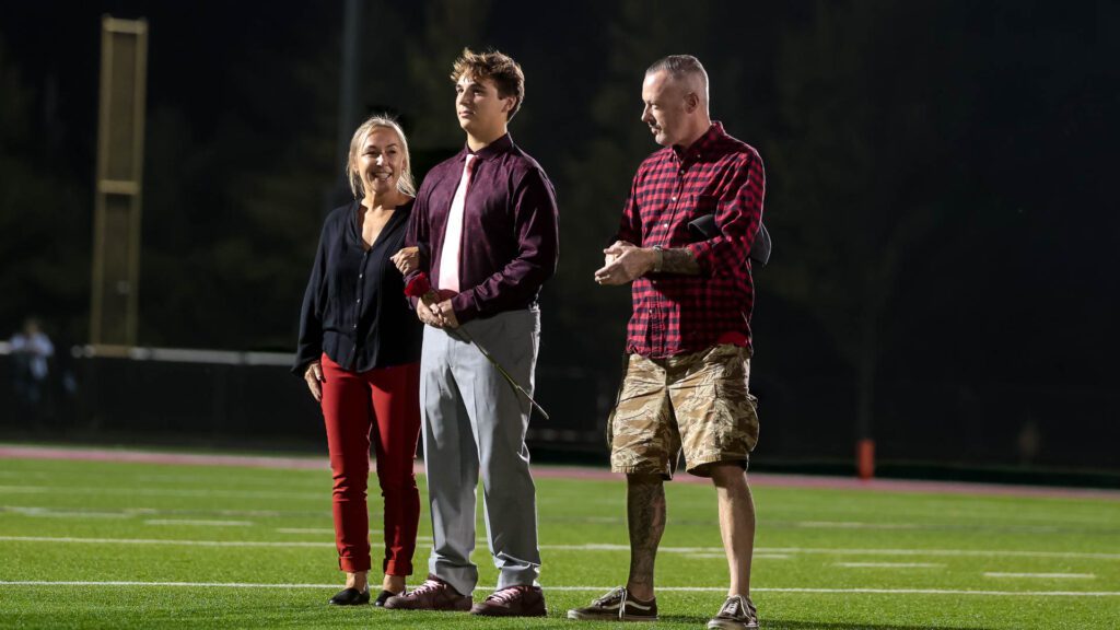 Lawrence High homecoming ceremony-15