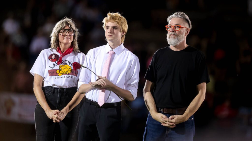 Lawrence High homecoming ceremony-19