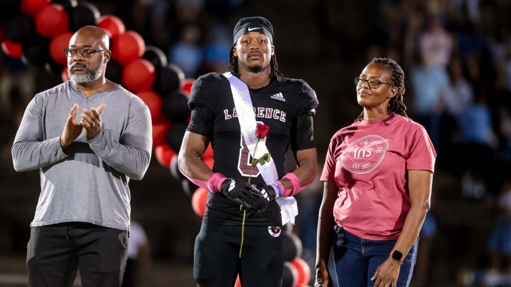 Lawrence High homecoming ceremony-20