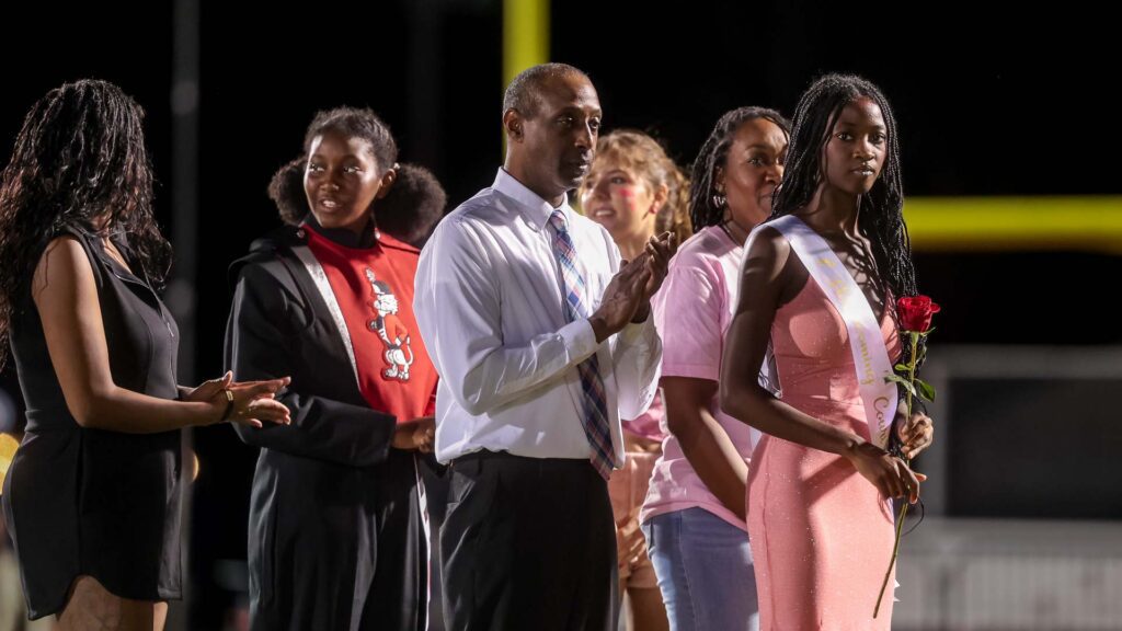 Lawrence High homecoming ceremony-26