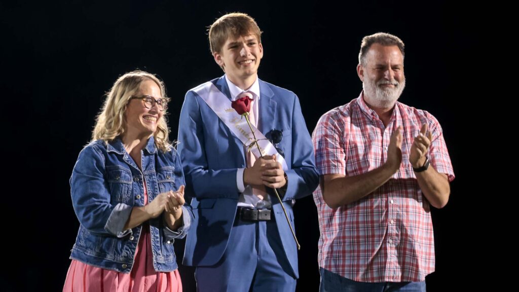 Lawrence High homecoming ceremony-27