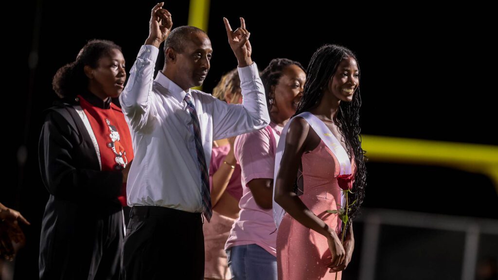 Lawrence High homecoming ceremony-30