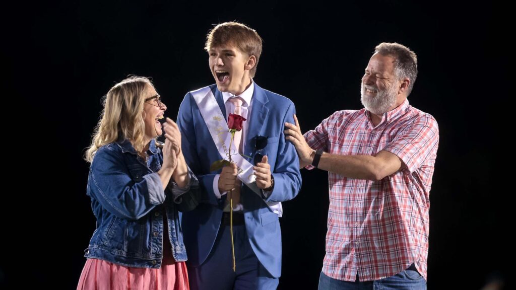 Lawrence High homecoming ceremony-34