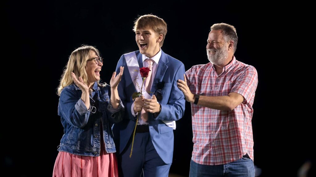 Lawrence High homecoming ceremony-35