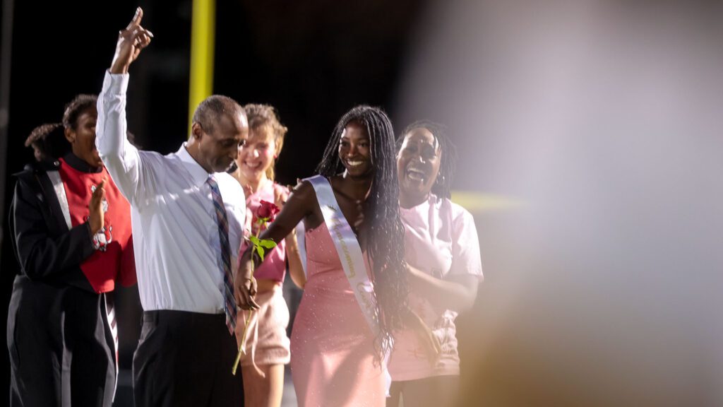 Lawrence High homecoming ceremony-43