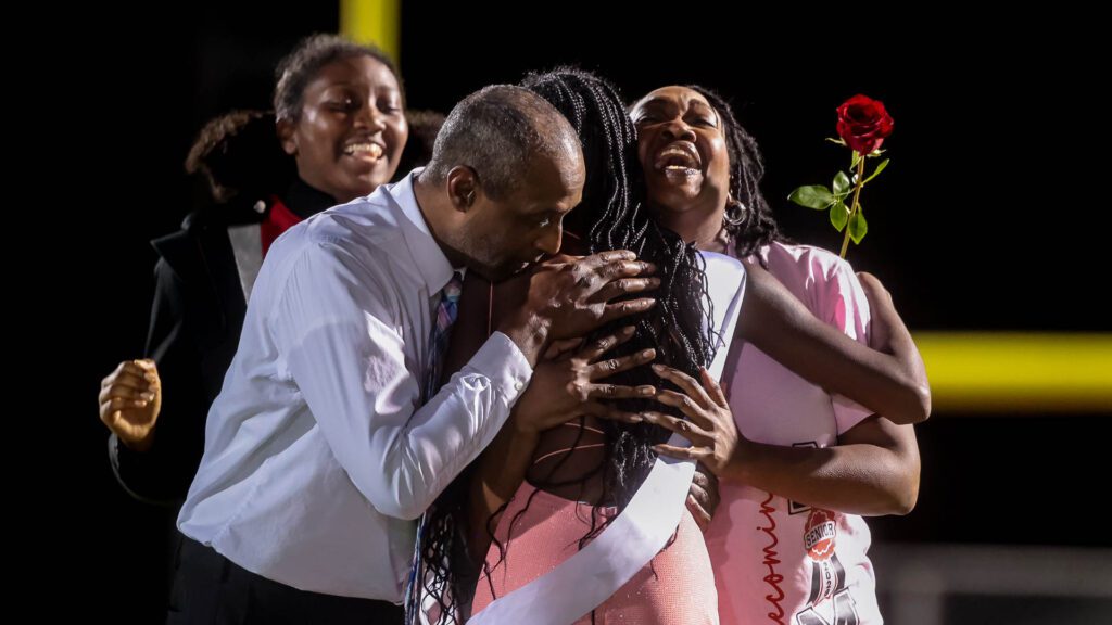 Lawrence High homecoming ceremony-45