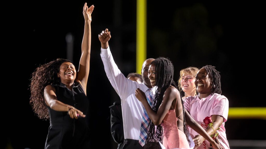 Lawrence High homecoming ceremony-47