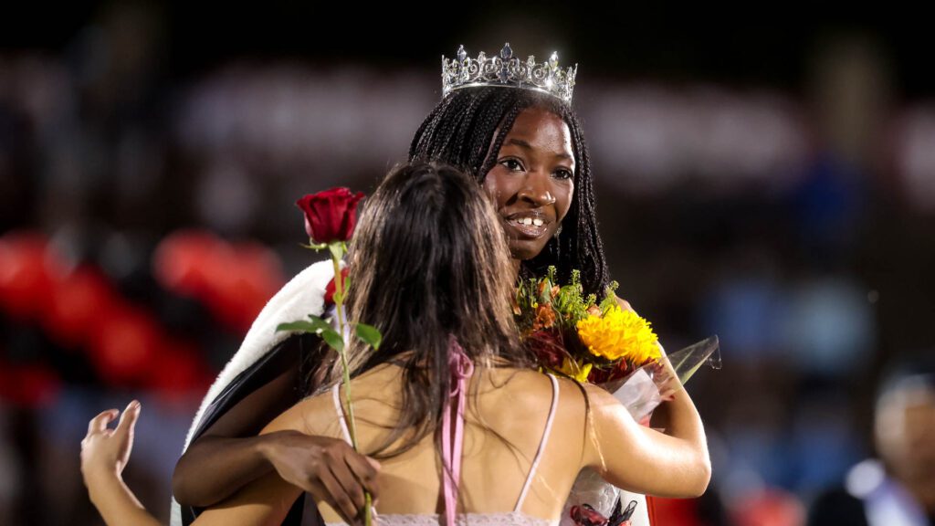 Lawrence High homecoming ceremony-58
