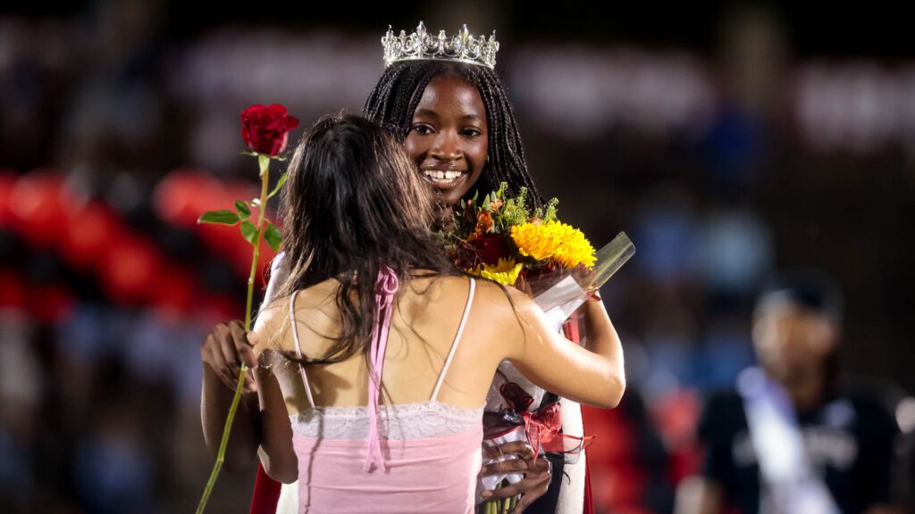 Lawrence High homecoming ceremony-59