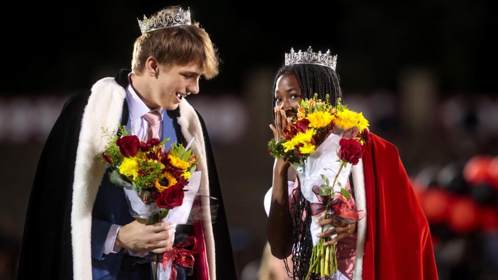 Lawrence High homecoming ceremony-66
