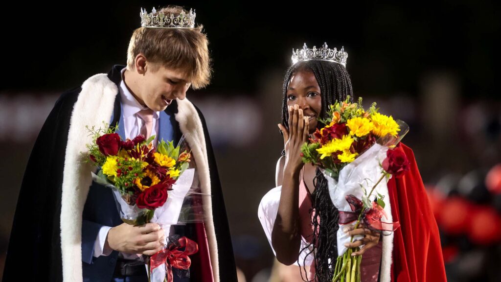 Lawrence High homecoming ceremony-67