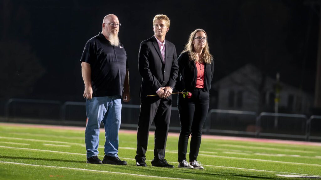 Lawrence High homecoming ceremony-7