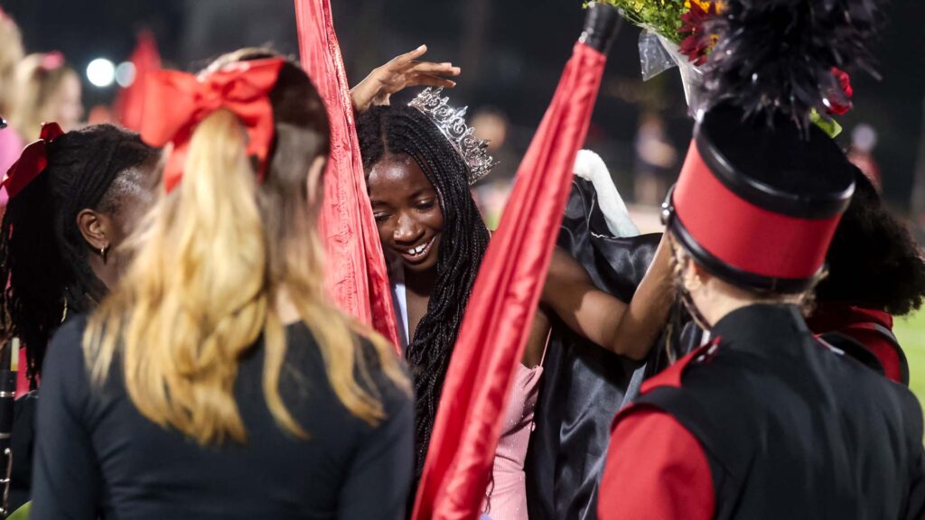 Lawrence High homecoming ceremony-73