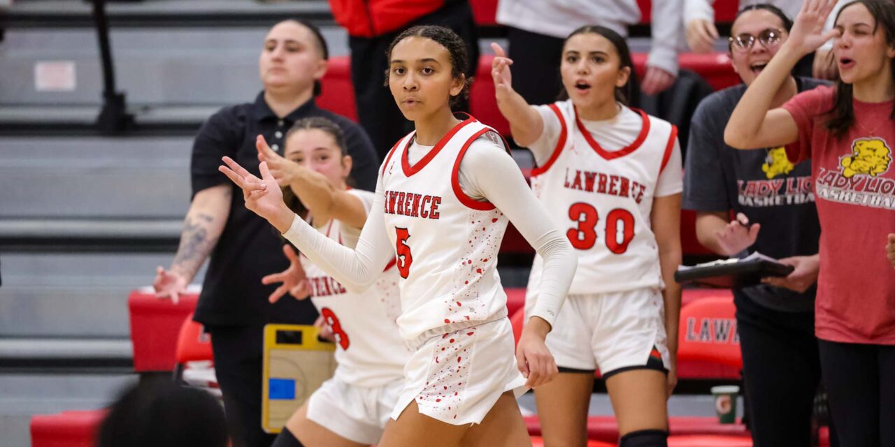 Marley and 3: Lawrence High freshman Doleman drains 3-pointer at the buzzer to deliver 49-47 win over Shawnee Mission Northwest in girls basketball sub-state semifinals