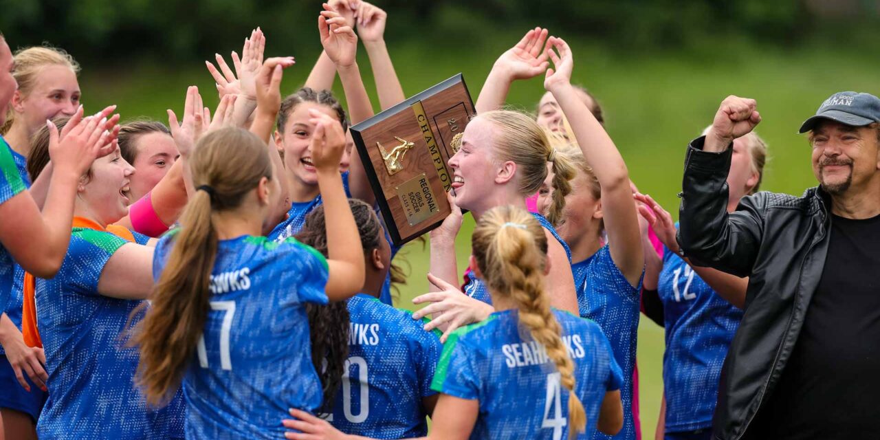 Bishop Seabury girls soccer scores early, fends off Baldwin to win 1st regional championship in program history